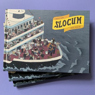 'Slocum' is out in france with L'employé du moi. 120 pages hardcover. The comic book tells the tragic story of the PS General Slocum, a passenger steamboat that sank in the New York East River in 1904.